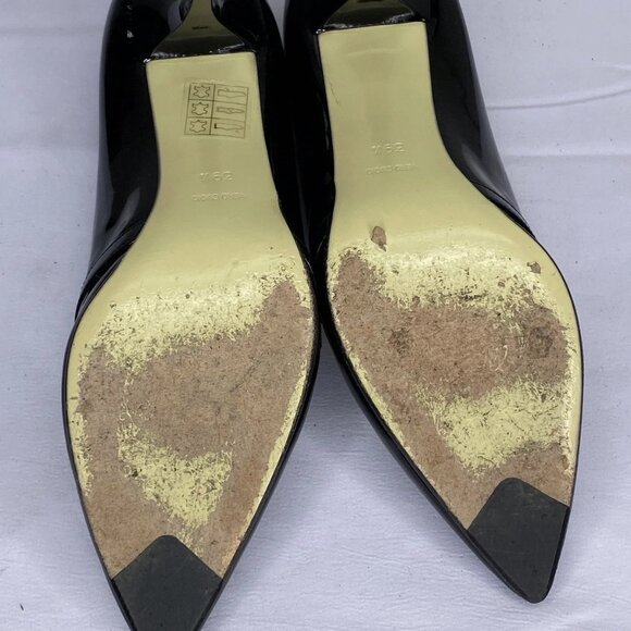 Bruno Magli Women’s Patent Leather Stiletto Pumps – Black – Size 9.5 - Picture 3 of 11